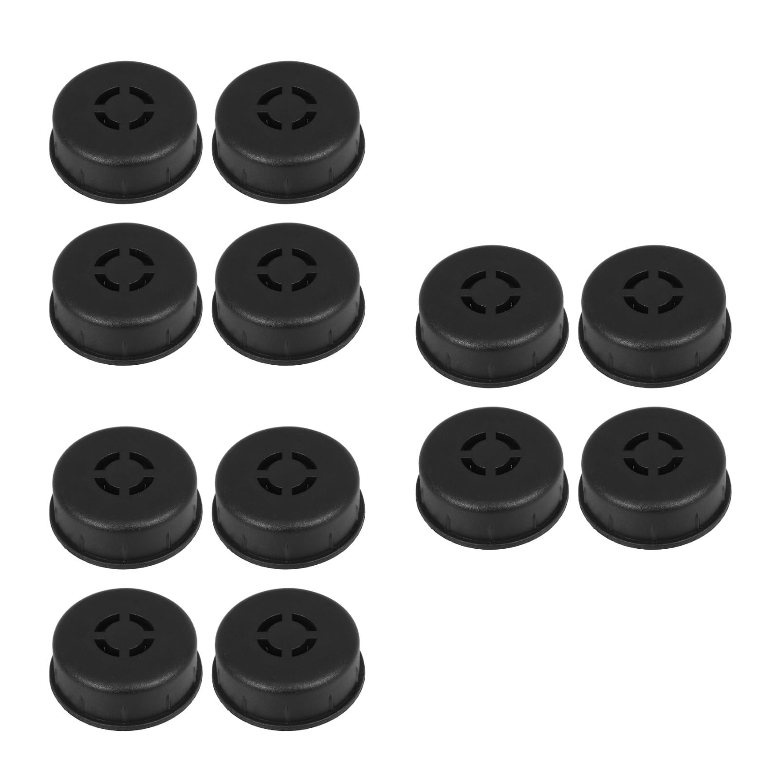 UPGRATOR 12-Pack Low Profile Silent Swivel Caster Wheels for Office Chairs, Furniture, Cabinets, and Small Equipment Replacement