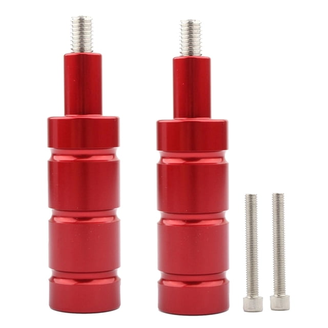 Pack 2 Antiniebla Moto Soporte Faro Montaje Guardabarros Universal Rojo kusrkot Soporte de faro