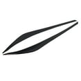 thumbnail image 3 of Headlight Eyebrow, Smooth Surface Black Long Service Life Headlight Eyelid Trim 2 Pcs Left Right Abrasion Resistance For Car ANGGREK Otros, 3 of 8