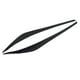 thumbnail image 3 of Headlight Eyebrow, Smooth Surface Black Long Service Life Headlight Eyelid Trim 2 Pcs Left Right Abrasion Resistance For Car ANGGREK Otros, 3 of 8