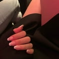 thumbnail image 3 of Fofosbeauty 24pcs Press on False Nails, Square Fake Nails, French Diamond, 3 of 9