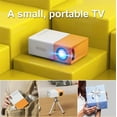 thumbnail image 4 of Projector with WIFI and Bluetooth, Portable Outdoor Mini Movie Projector, Native 720P, 4K Supported Compatible with Android/iOS/Windows/TV Stick/HDMI/USB, 4 of 6