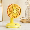 thumbnail image 5 of Desk Fan Rechargeable Portable Round Base 10x10x17 cm for Home Office Outdoor Gift, 5 of 6