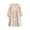 Beige, variant on ZQUUVOU Toddler Girls Cotton Linen Dress Kid's Long Sleeve Solid Color Casual Dresses Fall Winter Outfits Girls Clothes for 1-7 Years Coffee