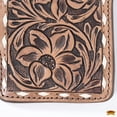 thumbnail image 2 of Hilason Western Stylish Floral Hand Tooled Genuine Leather Right Smartphone Cell Phone Holder, 2 of 4