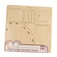 thumbnail image 2 of HILABEE Creative Wooden House Puzzles Toy Early Learning Early Development Small Hamster C, 2 of 8