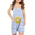 thumbnail image 1 of Birdeem Fashion New Girls Casual Sleeveless Suspender Printed Jumpsuit Overalls, 1 of 1