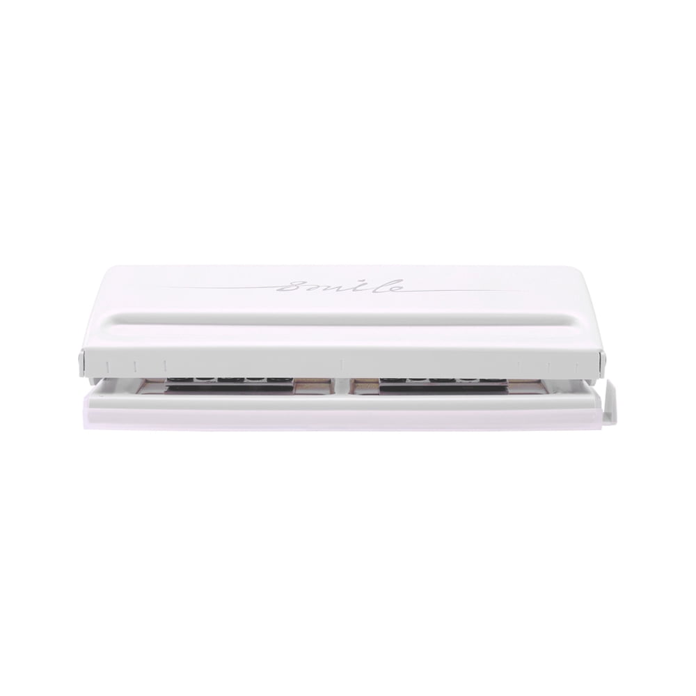 KW-trio 6-Hole Adjustable Desktop Punch for A4 A5 A6 B7 Six Ring Binder 6 Sheet Capacity