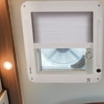 thumbnail image 2 of Hike Crew RV Sunshade Covers for RV Roof Vent Fans, Fits 11 and 14 Inch Models, White, 1 Piece, 2 of 6