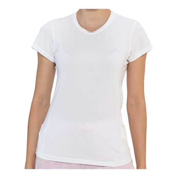 Playera Wilson para Mujer, Deportivo Blanco Talla M