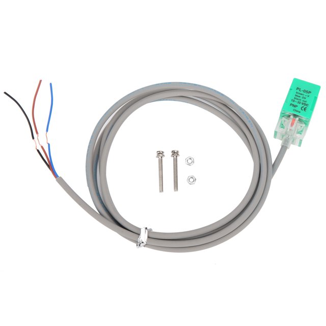 Interruptor de proximidad BERM con sensor inductivo enrasado, PNP, CC de 3 hilos, chip LED, CC 10-30 V