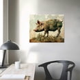 thumbnail image 4 of Orinice Pig Canvas Art Farmhouse Wall Decor, Pig Print Pig Wall Art Fine Art Canvas, Farm Animals Artwork Animal, Funny Pig Home Decor, Home Decor, Decor Canvas 20x16in, 4 of 6