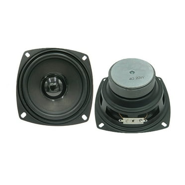TIERPOP 2Pcs 105mm Speakers 4inch Full frequency 4Ohm 20W Loudspeaker DIY Bass Sound For Home Theaters Loudspeakers