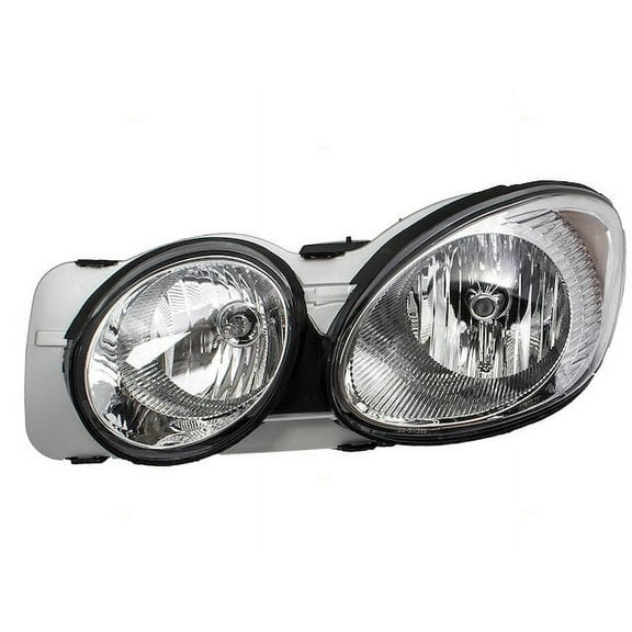 Left Driver Side Halogen Headlight Assembly - Compatible with 2005 - 2009 Buick LaCrosse 2006 2007 2008
