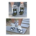 thumbnail image 6 of Xdegoge Snow Cleats for Boots Crampons 10 Studs Traction Cleats for Snow and Ice Non-Slip Grips for Shoes Boots Stretchy TPE Durable Ice Grippers for Winter Hiking Outdoor Shoe Spikes, 6 of 7