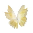 thumbnail image 4 of Mariposa artificial de hilo, decoración, mariposa gigante de gasa, malla de mariposa falsa, fotografía Amarillo, 4 of 9
