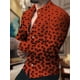 thumbnail image 1 of Camisa de cuadros geométricos para hombre, solapa, manga larga, botones, ropa estampada, ocio al aire libre, verano 2024, 1 of 6