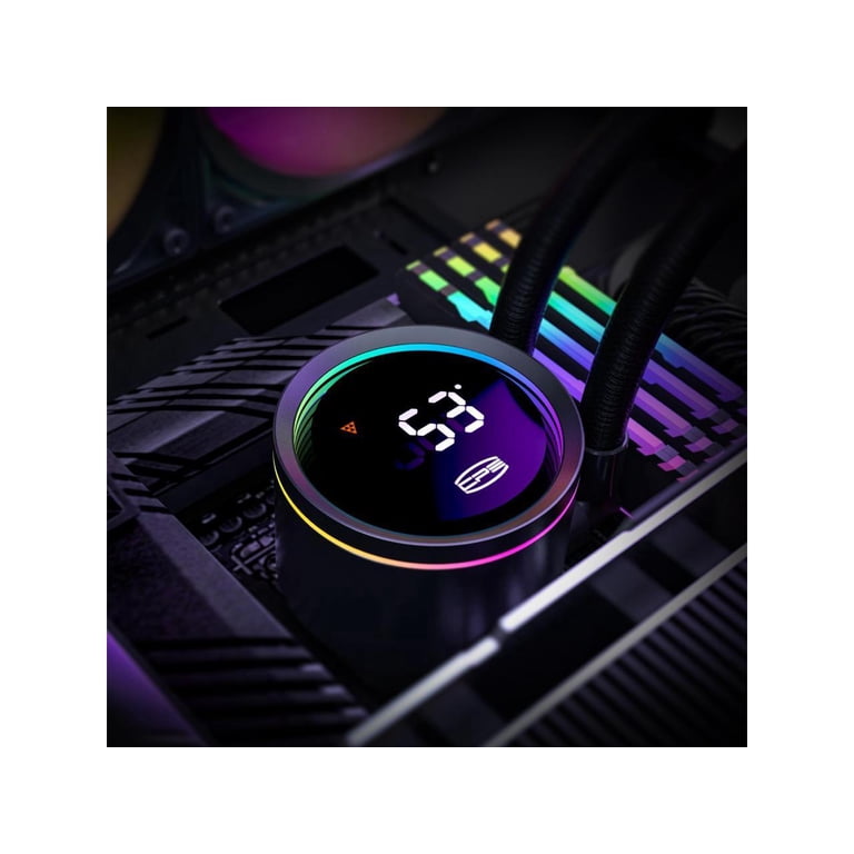 PCCOOLER CPS DA360 Pro ARGB Digital AIO CPU Liquid Cooler, 360mm