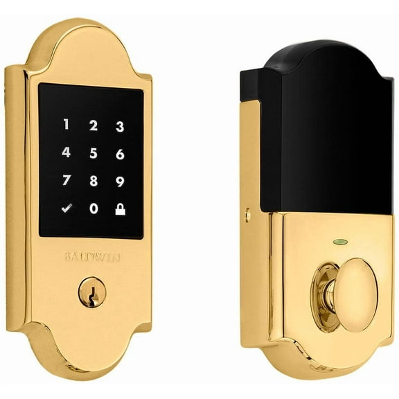 Baldwin 8235.Zw Touchscreen Boulder Z-Wave Deadbolt - Brass