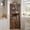 Brown, variant on 6-Tier Corner Storage Cabinet with Doors – Space-Saving Floor Shelf for Bathroom, Kitchen, Living Room, Multi-Purpose Organizer for Small Spaces