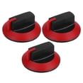 thumbnail image 1 of UPOUART 3 Pcs Boutons de Poêle Universels Rouges en Matériau ABS avec Caractéristiques de Sécurité pour Chauffage Extérieur, 1 of 8