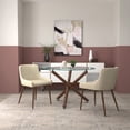 thumbnail image 3 of ROCCA DINING TABLE, 40 dia WALNUT, 3 of 8