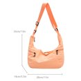 thumbnail image 4 of Bolso Lienzo Mano Hombro para Mujeres () Naranja, 4 of 9