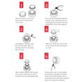 thumbnail image 4 of Soidarity Juego de soporte para estufa de Alcohol con quemador de Alcohol para acampar al aire libre, senderismo, mochilero, cocina, ciclismo, excursiones, Kits de desorden para acampar No.1 Soidarity OD010089-01, 4 of 6