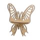 thumbnail image 2 of Estante esquinero con forma de mariposa, estante esquinero de pared, versátil y decorativo para el hogar. Estilo A, 2 of 8