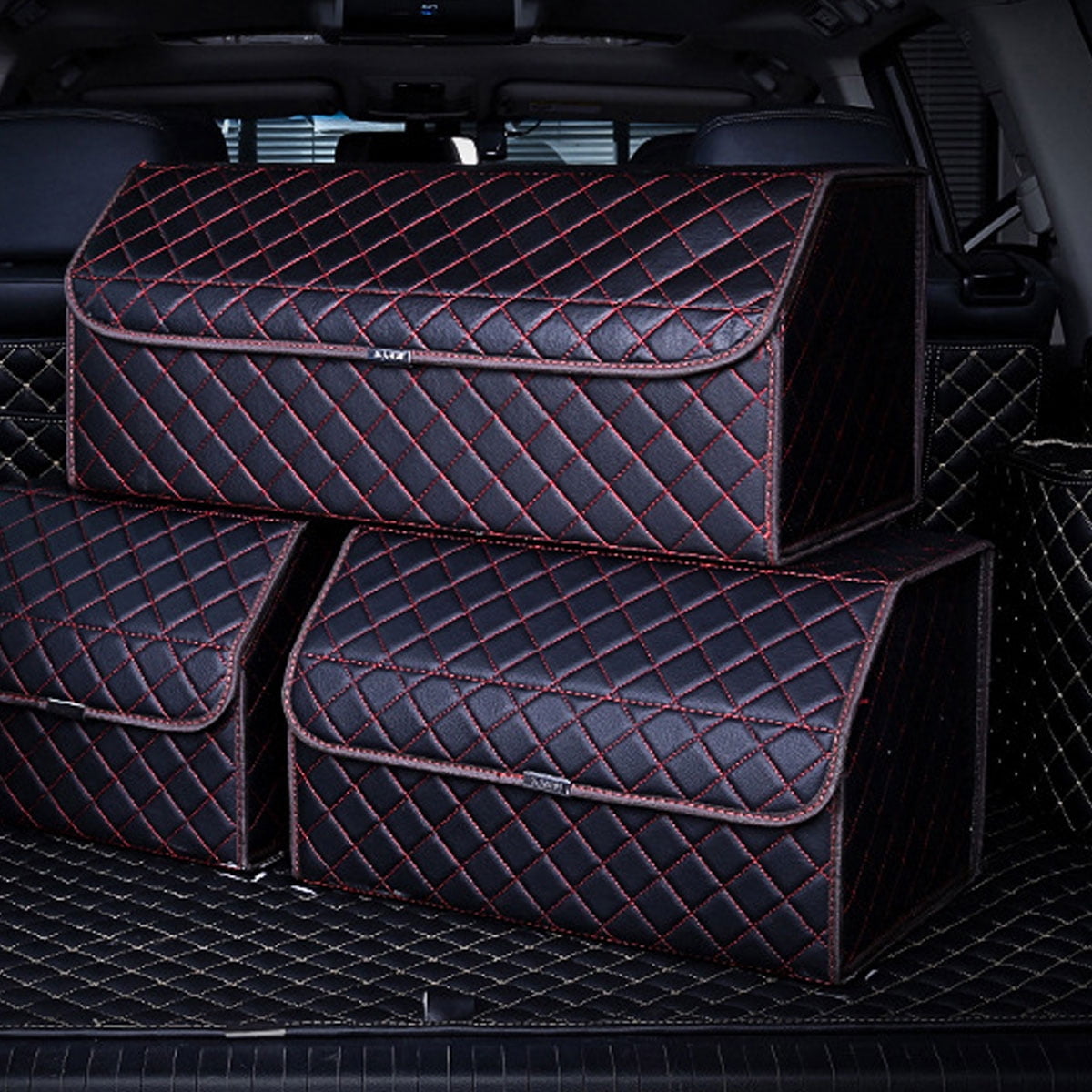 Universal Car Trunk Organizer Auto Boot Organizer Cargo Storage Box