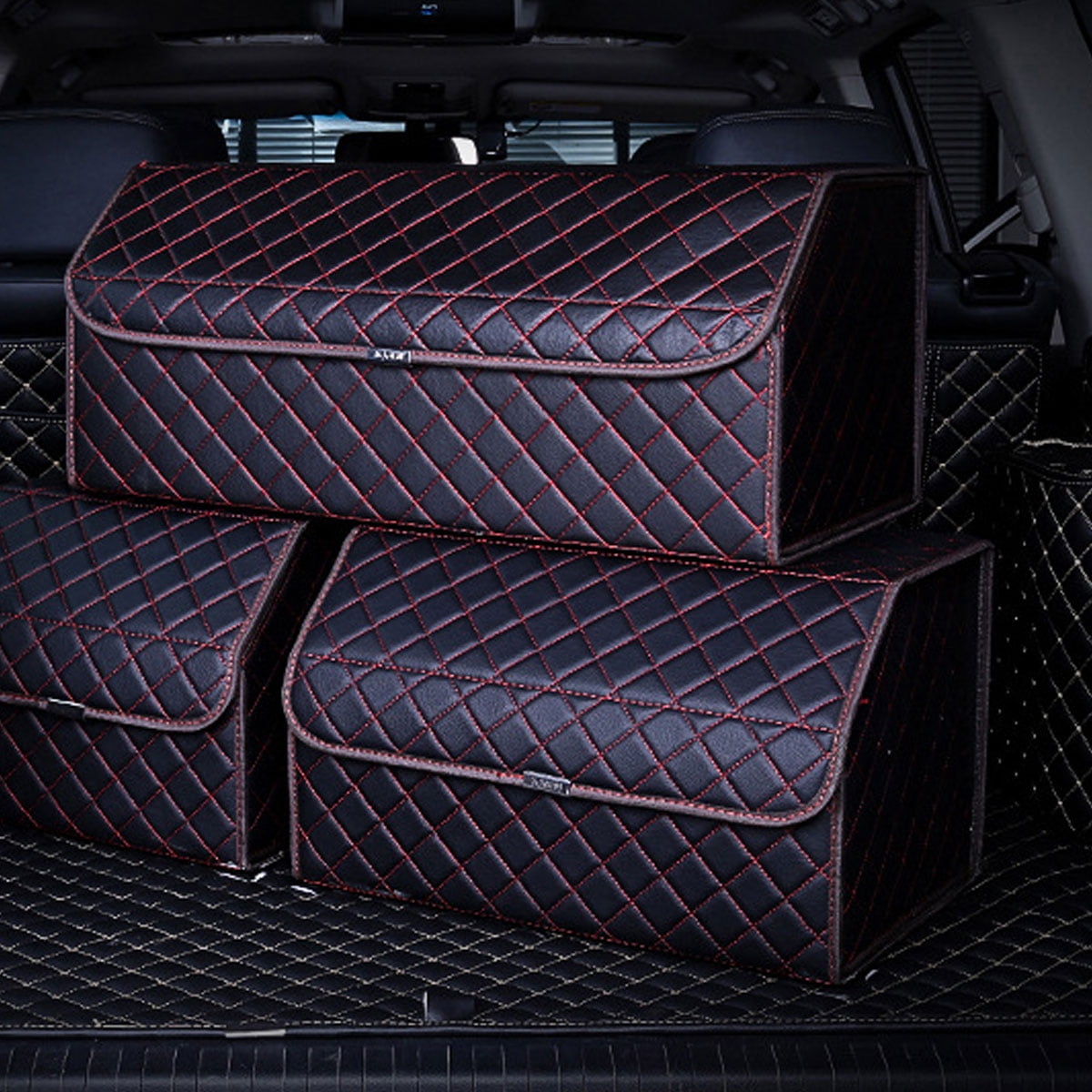 Universal Car Trunk Organizer Auto Boot Organizer Cargo Storage Box ...