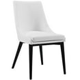 thumbnail image 6 of Modway Viscount 19" Solid Rubberwood and Fabric Dining Chair in Granite Gray, 6 of 7