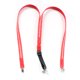 thumbnail image 3 of Tirantes Luminosos LED Navideños Que Brillan en para Festivales Música () Rojo, 3 of 9