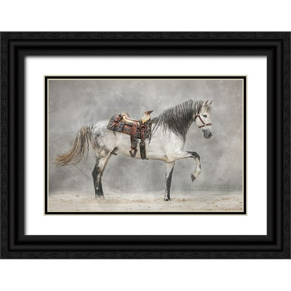 Tennant, Julie 14x11 Black Ornate Wood Framed with Double Matting Museum Art Print Titled - Strike A Pose