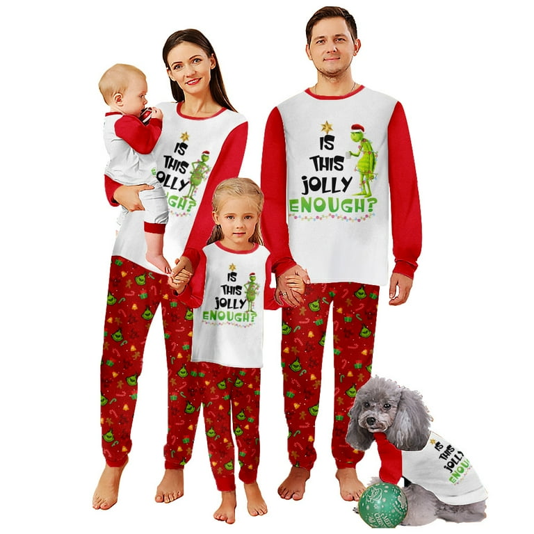 Walmart grinch pajamas 2025 family