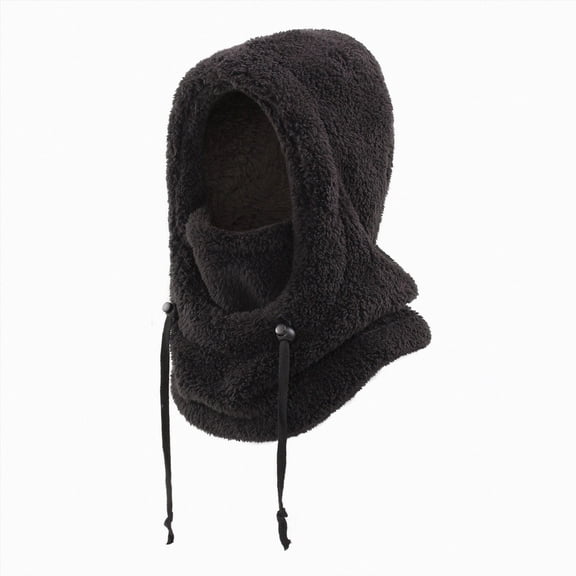 Toddler Boys Girls Beanie Hat Winter Pullover Hat Children's Double Ear Hat Solid Color Cute Knitting Yarn Boys Girls Baby Hat