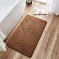 thumbnail image 4 of Unique Bargains Memory Foam Quick Dry Washable Non Slip Rugs Brown 20" x 32", 4 of 6