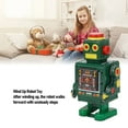 thumbnail image 4 of Robot De Lata De Metal Vintage, Decoración De Figuración De Estantería Hecha A Mano Para Niños Adultos, 4 of 7