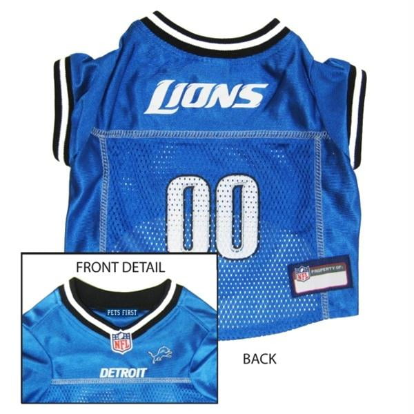 detroit lions dog jersey