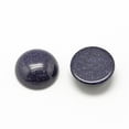 thumbnail image 2 of Synthetic Blue Goldstone Cabochons Dyed Half Round/Dome 6x3~4mm, 2 of 2