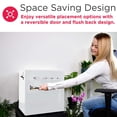 thumbnail image 4 of Frigidaire 1.6 Cu. ft. Retro Mini Fridge with Side Bottle Opener, Compact Refrigerator with Freezer Compartment, White, 4 of 11
