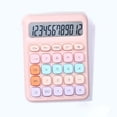 thumbnail image 3 of AuroraX Cute Desk Calculator Office 4 Function Calculator,Large Mechanical Buttons 12 Digit Math Calculator College Office Teacher Supplies, 3 of 3