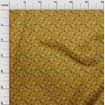 thumbnail image 3 of oneOone Polyester Spandex Dark Mustard Fabric Bird Sewing Material Print Fabric By The Yard 56 Inch Wide, 3 of 5