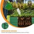 thumbnail image 3 of Uforic 2 Pack 8ftx4ftx2ft Large Raised Garden Bed Kit,Outdoor Galvanized Metal Patio Planter Box with Safety Rubber & Gloves, for Vegetables Flowers,Green, 3 of 9