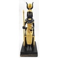 thumbnail image 2 of Egyptian Goddess Isis Iset Deity of Motherhood Magic Sitting On Throne Figurine, 2 of 4