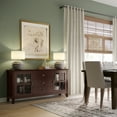 thumbnail image 4 of Simpli Home Artisan 60 inch Wide Solid Wood Contemporary Large Sideboard Buffet in Russet Brown, 4 of 13