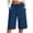 Blue Shorts for Women, variant on Women's Denim Pants Figure Flattering With Pockets Denim Fabric Durable Construction For Long Term Use Blue M