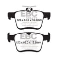 thumbnail image 2 of EBC For Volkswagen Golf SportWagen 2015 Rear Brake Pads 1.8 Turbo Yellowstuff | DP42153R, 2 of 4