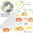 thumbnail image 2 of SKYSONIC Thanksgiving Dish Drying Mat for Kitchen Counter, Autumn Pumpkin Maple Leaves Ultra Absorbent Reversible Microfiber Dishes Drying Rack Pad Heat-resistant Mats 16x18in, 2 of 7