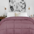 thumbnail image 1 of Superior Couette en Microfibre Brossée Unie, Literie Alternative Duvet, Réversible, Poids Moyen, Moelleuse, Décorative, Insert de Couette, Couverture Surdimensionnée, Design de Boîte de Couette, Full, Mauve, 1 of 4